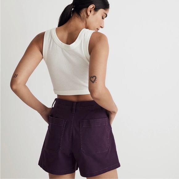 Madewell Deep Purple Women's Shorts 29 - Picture 10 of 10
